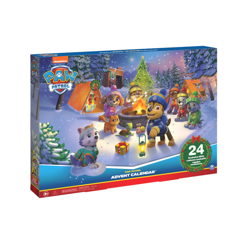 Spin Master advent calendar Paw Patrol 2022 Play sets Photopoint.lv