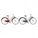 Decorative Figure DKD Home Decor Red Black Bicycle Metal (79,5 x 4 x 47 cm) (2 Units)