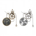 Wall Clock DKD Home Decor Gears Crystal Iron 2 Units (50 x 7 x 62 cm)