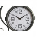 Wall Clock DKD Home Decor Station Iron Vintage 2 Units (29 x 10 x 39,5 cm)