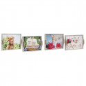 Набор подносов DKD Home Decor Разноцветный Деревянный MDF (2 Предметы) (40 x 30 x 6 cm) (2 штук)