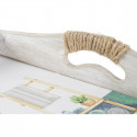 Paplāšu Komplekts DKD Home Decor Bēšs Zaļš Koks MDF (2 Daudzums) (40 x 30 x 6 cm) (2 gb.)