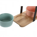 Set za Predjelo DKD Home Decor Portselan Mitmevärviline Bambus (20 x 10,5 x 14 cm) (3 Tükid, osad)
