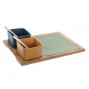 Appetizer Set DKD Home Decor Porcelain Multicolour Bamboo 6 Pieces (31 x 21 x 6 cm)