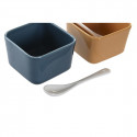 Appetizer Set DKD Home Decor Porcelain Multicolour Bamboo 6 Pieces (31 x 21 x 6 cm)