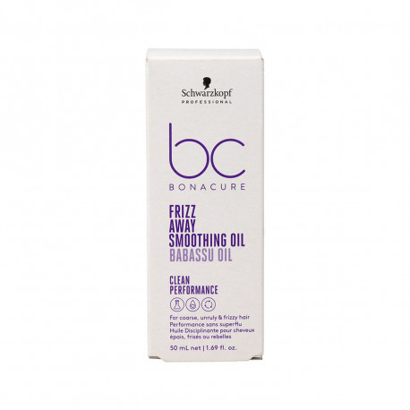 Pilnīgi atjaunojoša eļļa Schwarzkopf Bonacure Frizz Away Smoothing (50 ml)