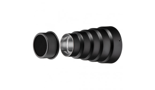 Westcott FJ200 Snoot met Honeycomb Grid