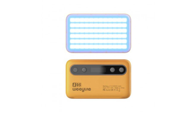 Weeylite S05 portable pocket RGB Light Yellow