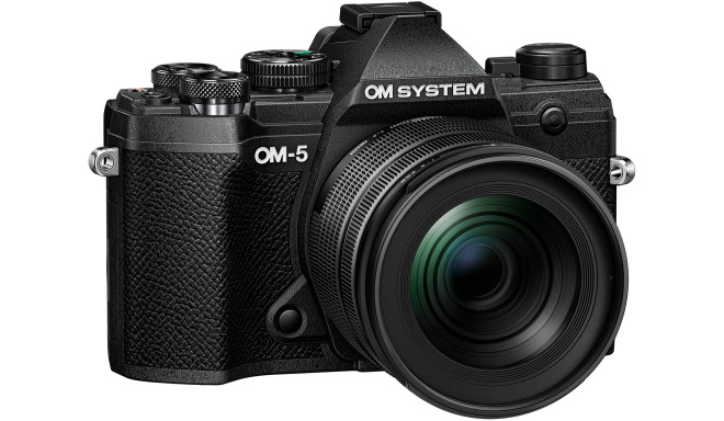 OM SYSTEM OM-5 + 12-45mm Kit, черный