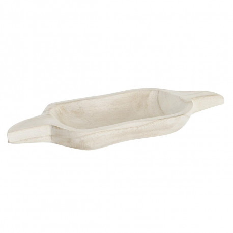 Suupistete alus DKD Home Decor Helepruun Naturaalne Troopiline 38 x 15 x 4 cm