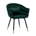 Chair FLORA dark green