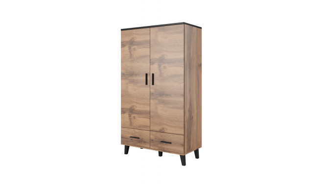 Cama riidekapp LOTTA 2D2D wotan tamm + matt must