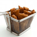 Basket for Presenting Aperitifs Quid Select Stainless steel (13 x 10 cm)