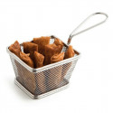 Basket for Presenting Aperitifs Quid Select Stainless steel (13 x 10 cm)