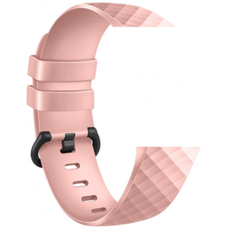 Devia watch strap Deluxe Sport Fitbit Charge 3/4 L, pink