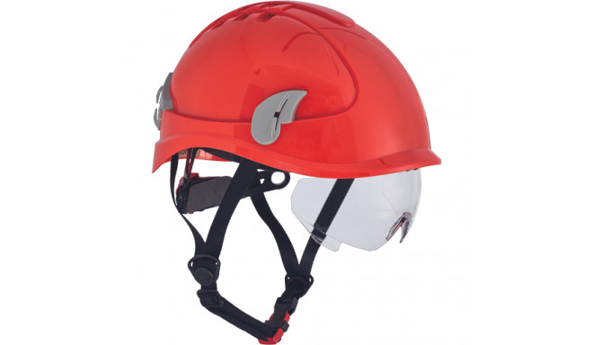 Cerva Alpinworker kaitsekiiver prillidega Hi-Vis punane