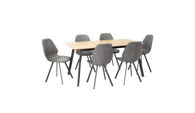 Dining set HELENA table and 6 chairs