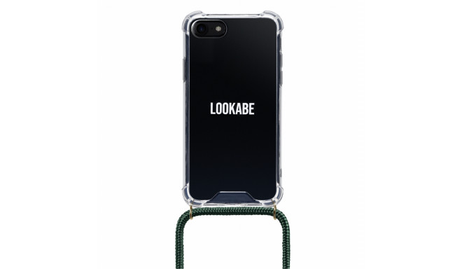 Lookabe Necklace iPhone 7/8 gold green loo011