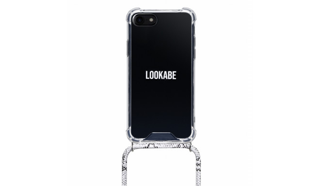 Lookabe Necklace Snake Edition iPhone X/Xs silver snake loo018