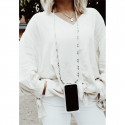 Lookabe kaitseümbris Necklace Snake Edition iPhone X/Xs, silver snake (loo018)