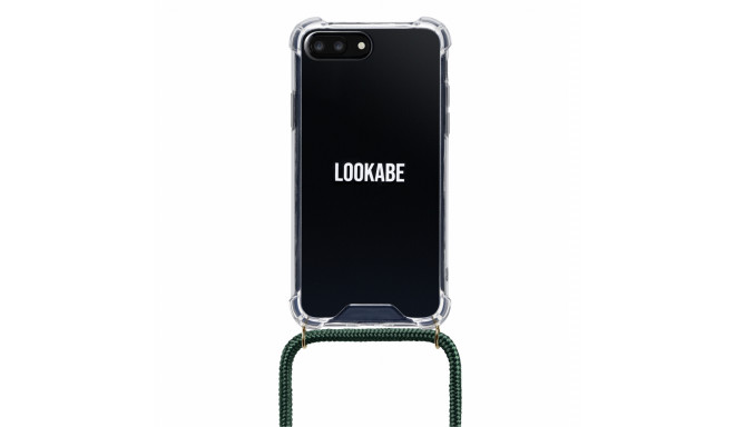 Lookabe Necklace iPhone 7/8+ gold green loo012