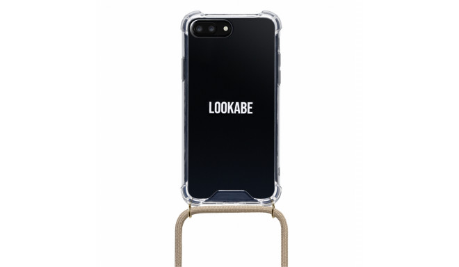 Lookabe Necklace iPhone 7/8+ gold nude loo007