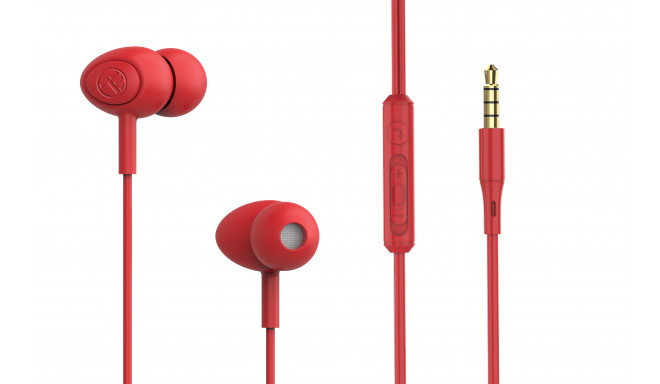 Tellur Basic Gamma Wired In-Ear Headphones Red