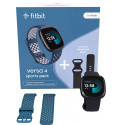 Fitbit Versa 4 Sports Pack, black/sapphire