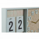 Wall Clock DKD Home Decor polypropylene Green Mint MDF Wood (2 pcs) (40 x 5 x 24 cm)