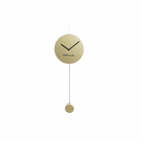Sienas pulkstenis DKD Home Decor Bronza Dzelzs Plastmasa Svārsts 22 x 5,5 x 60 cm