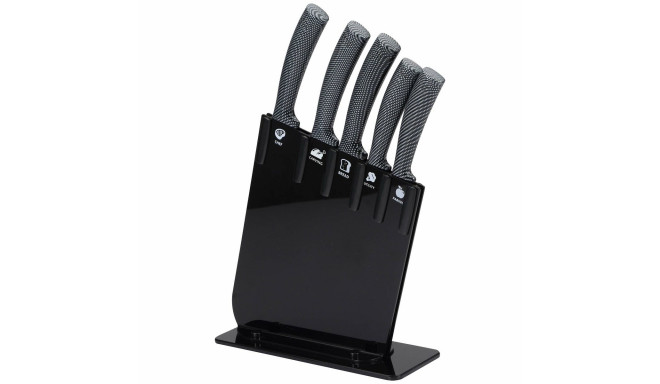 Set of Kitchen Knives and Stand San Ignacio Jarama GT SG4330 Stainless steel ABS (6 Pieces)