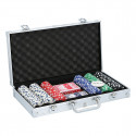 Poker Set Portfell Alumiinium 300 Tükid, osad