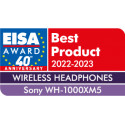 Sony wireless headset WH-1000XM5, silver