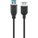 Wentronic cable USB - USB extension 5m