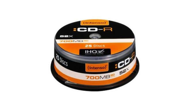 CD-R INTENSO 1001124 52x 700 MB (25 uds)