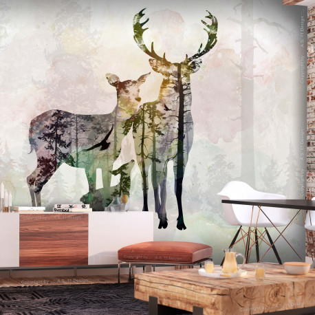Fototapeet - Forest Family - 250x175