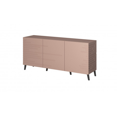 Nova roosa matt kummut 155x40x72