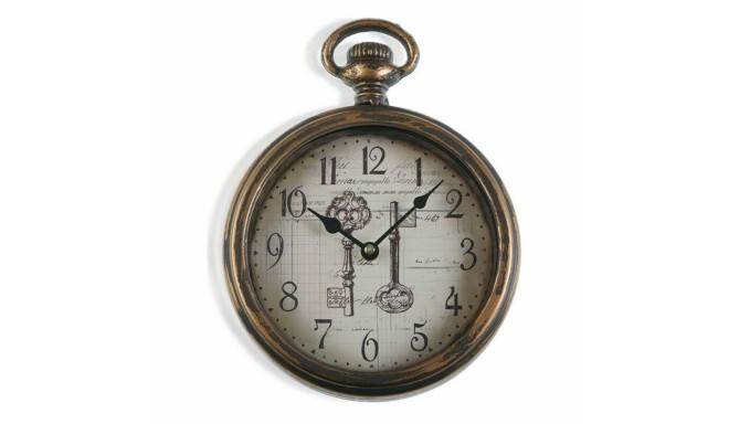 Wall Clock Versa Keys Metal (28 x 5 x 22 cm)