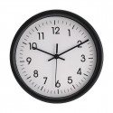 Wall Clock EDM Black PVC (Ø 20 cm x 4 cm)