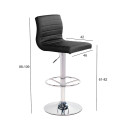 Bar chair AURA black