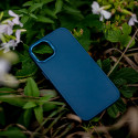 Satin case for Samsung Galaxy S22 Ultra dark blue