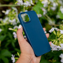 Satin case for Samsung Galaxy S22 Ultra dark blue
