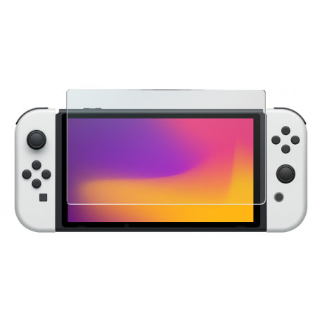 Screen protector DELTACO GAMING for Nintendo Switch OLED 7", scratch resistant, crystal clear, 0.33 