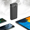 Power Bank VEGER L30 - 30 000mAh LCD Quick Charge PD20W black (W3008PD)