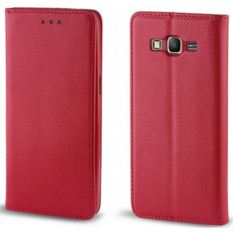 Forever case Smart Magnetic Fix Book Samsung Galaxy J120F Galaxy J1, red