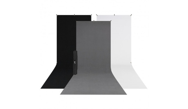 Westcott X Drop 3 Pack Sweep Backdrop Kit (5' x 12')