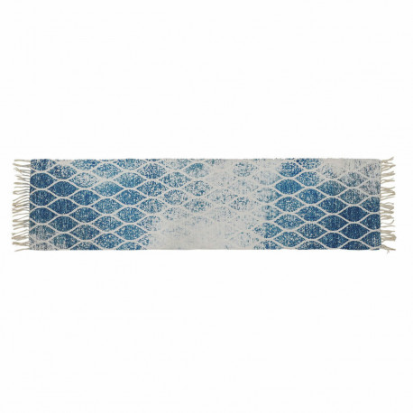 Vaip DKD Home Decor Sinine Puuvill Chenille (60 x 240 x 1 cm)