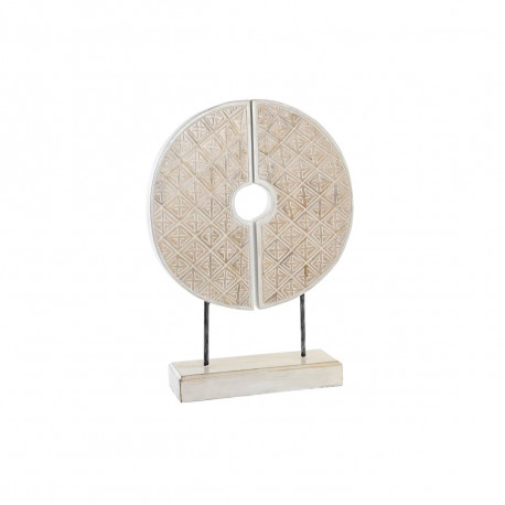 Dekoratīvās figūriņas DKD Home Decor Balts Dzelzs Apļi (41 x 12 x 55 cm)