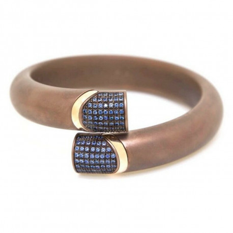 Ladies'Bracelet TheRubz KCRBB0 Sterling silver (19 cm) - Dark Brown