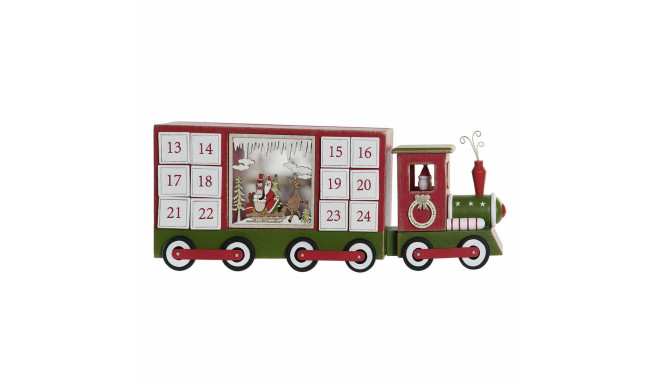 Advent Calendar DKD Home Decor Wood Train 43 x 9,5 x 17 cm